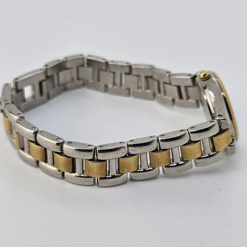 Anne Klein II Women's Watch 22MM Gray‎ Dial Two Tone Bracelet 7